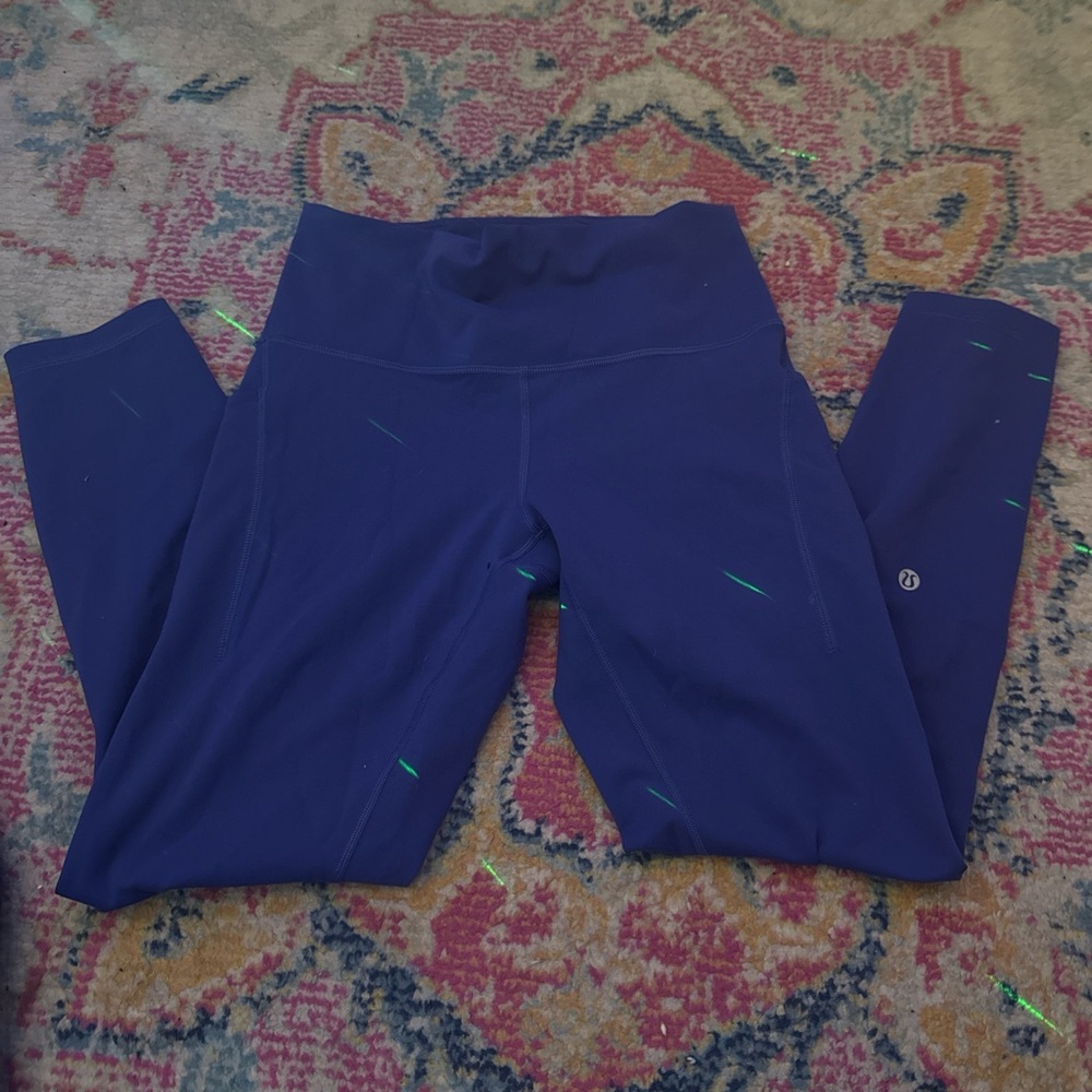 Blue lululemon leggings